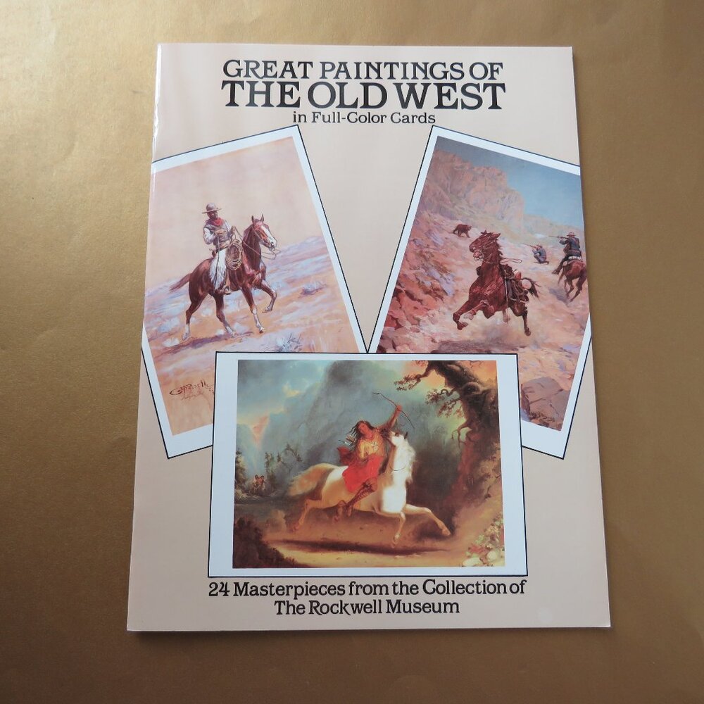 Great Paintings of the Old West in Full-Color 24 Cards 24 Masterpieces 1987